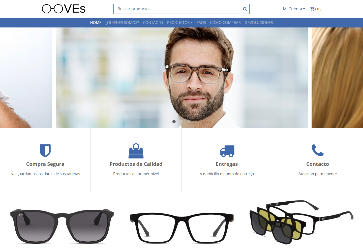 Captura del sitio web Visión y Estilo